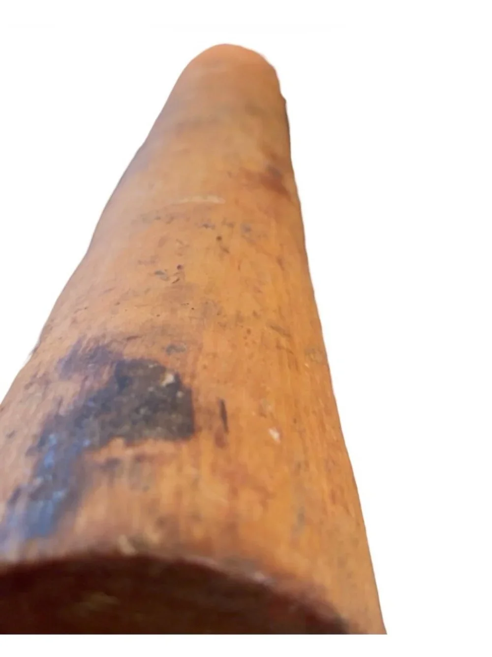 Antique Hardwood Rolling Pin Raised U 30